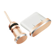 防塵キャップ 2点セット コネクタカバー イヤホンジャックカバー 防塵カバー Android USB Type-C 端子 防水 アンドロイド スマートフォン スマホ パソコン タブレット