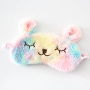 アイマスク アイピロー 目隠し レディース 女性 安眠グッズ うさぎ風 クマ風 ネコ風 アニマル 動物 フリース かわいい 可愛い もこもこ ふわふわ 昼寝 睡眠 旅行 トラベル