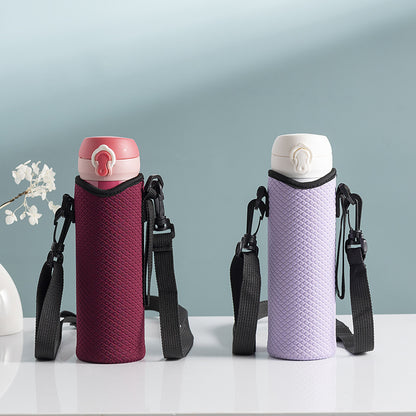 ボトルカバー 水筒カバー 肩掛け ショルダー ストラップ付き ひも付き 商品画像4