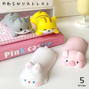リストレスト 手首クッション パソコン周辺機器 ハンドレスト サポート マウス用 アニマル 動物 コンパクト かわいい