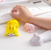 リストレスト 手首クッション パソコン周辺機器 ハンドレスト サポート マウス用 アニマル 動物 コンパクト かわいい