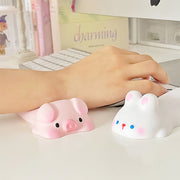 リストレスト 手首クッション パソコン周辺機器 ハンドレスト サポート マウス用 アニマル 動物 コンパクト かわいい