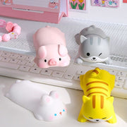リストレスト 手首クッション パソコン周辺機器 ハンドレスト サポート マウス用 アニマル 動物 コンパクト かわいい