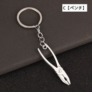 キーホルダー キーリング バッグチャーム ミニ工具 DIYツール ミニチュア モンキーレンチ ユニーク プレゼント ギフト 景品