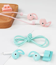 AirPodsカバー ホルダー 単品 エアポッツ アクセサリー AirPods2.3世代 Applewatchベルト用 イヤホンカバー 首掛けタイプ 落下防止 汚れ防止