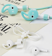 AirPodsカバー ホルダー 単品 エアポッツ アクセサリー AirPods2.3世代 Applewatchベルト用 イヤホンカバー 首掛けタイプ 落下防止 汚れ防止