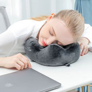 ネックピロー 首枕 旅行用品 健康用品 枕 安眠 昼寝 持ち運び可能 ポータブル 携帯用 飛行機 新幹線 旅行 移動 オフィス シンプル 無地 紺 ピンク 黒