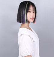 エクステ エクステンション レディース ポイントウィッグ つけ毛 ロング ストレート 襟足 メッシュ ワンタッチ 取り付け簡単