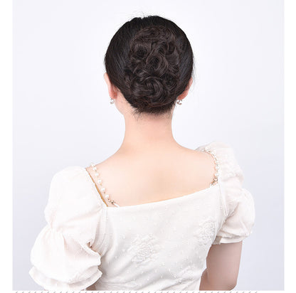 お団子ウィッグ ポイントウィッグ ヘアクリップ バンスクリップ 部分かつら つけ毛 商品画像3