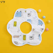 よだれかけ スタイ ビブ ベビー 赤ちゃん ドーナツ型 360度 スナップボタン 出産祝い かわいい おしゃれ プレゼント 恐竜 動物 イチゴ デザイン豊富