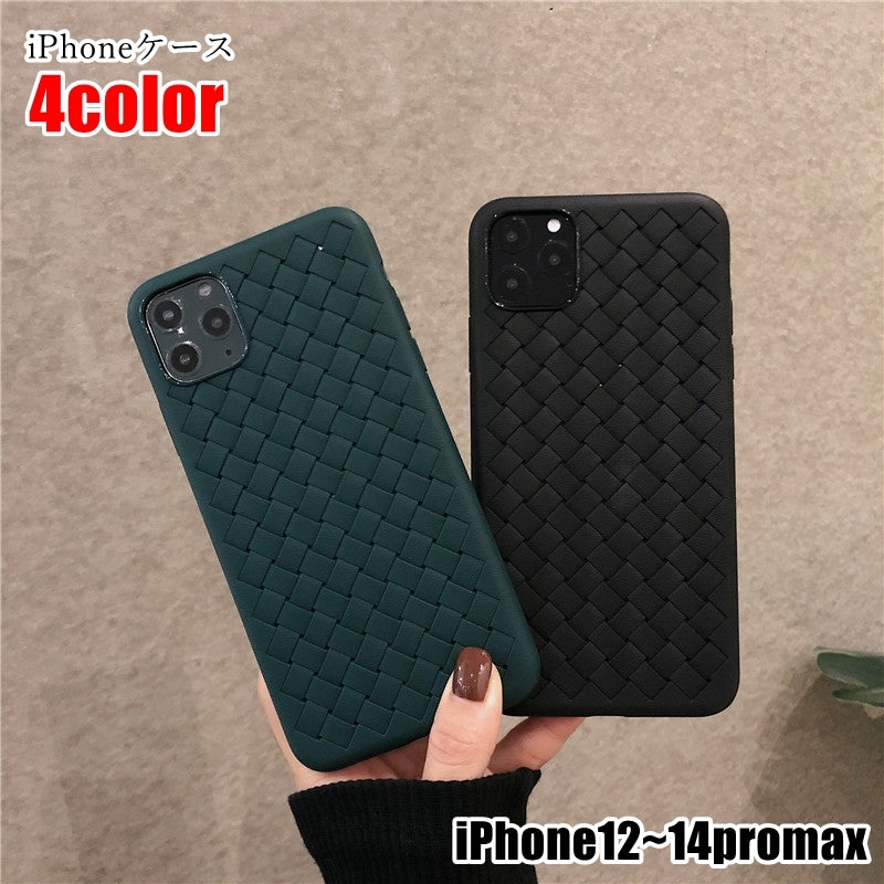iPhobneケース iPhoneカバー スマホケース スマホカバー ユニセックス レディース 女性 メンズ 男性 男女兼用 スマホ雑貨 ソフト 柔らかい TPU素材 網目模様 ブラック レッド シンプル クール かっこいい カジュアル おしゃれ シック フォーマル ペアルック お揃い
