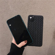 iPhobneケース iPhoneカバー スマホケース スマホカバー ユニセックス レディース 女性 メンズ 男性 男女兼用 スマホ雑貨 ソフト 柔らかい TPU素材 網目模様 ブラック レッド シンプル クール かっこいい カジュアル おしゃれ シック フォーマル ペアルック お揃い