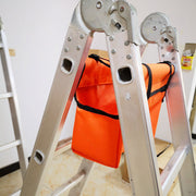 脚立はしごバッグ 脚立アンダーバッグ DIY 工具 脚立 はしご 足場 工具はしご 作業台はしご 脚立用アクセサリー ツールバッグ 工具袋 工具収納 落下防止 安全 軽量 便利 大容量 簡単取付 防水 持ち運び