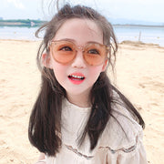 サングラス 子供用 キッズ 女の子 男の子 ボスリントン プラスチック セルフレーム ライトカラーレンズ 紫外線対策 おしゃれ かっこいい クール お出かけ スタイリッシュ レトロ感 カジュアル フルリム 色付き 男児 女児 子ども こども ファッション小物