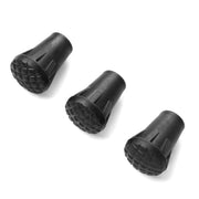 トレッキングポール用キャップ 4個セット 先端 登山 ハイキング 杖 ウォーキング 登山杖 交換用 ストック 替え 消耗品 アウトドア用品 石突 予備パーツ 便利グッズ 滑り止め トレッキング 黒