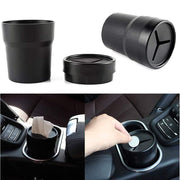 車用収納ホルダー ゴミ箱 小物入れ 多用途 カップ型 カー用品 小銭入れ お札入れ ペン立て ペンホルダー ダストボックス 防水 車内収納 黒 省スペース 便利