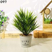 フェイクグリーン 人工観葉植物 造花 緑 鉢植え 枯れない インテリア 飾り リアル ホームガーデン 卓上 ベランダ トイレ 窓際