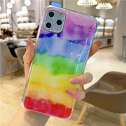 iPhoneケース スマホケース スマホカバー レディース 耐衝撃 TPU ソフト 背面保護 傷防止 可愛い キラキラ カラフル 軽量 ラメ レインボー かわいい おしゃれ 12 11 ProMax Pro mini X XS XR MAX 7 8 SE2 plus 6 6s アイフォンケース スマートフォンケース ギフト 贈り物 大人 子供 女性 女の子 彼女 妻 母の日