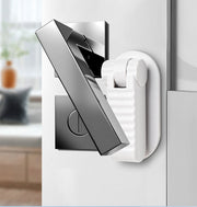 ドアノブ用チャイルドロック ベビー用品 ペット用品 ホワイト 取り付け簡単 ペット脱走防止 ケガ防止
