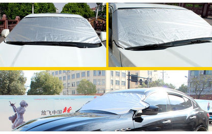 車用 フロントガラスカバー サンシェード 凍結防止シート 雪対策 霜よけ 商品画像3