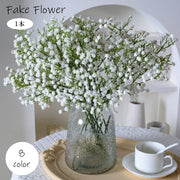造花 フェイクフラワー 1本 単品 カスミソウ インテリア雑貨 DIY アートフラワー アレンジメント 人工 花束 フラワーアレンジ 誕生日 記念日 卒業式 結婚式 かわいい おしゃれ プレゼント ギフト