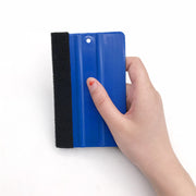 フィルム用スキージー 布付き フィルム用ヘラ 車用品 カー用品 ペイント カーフィルム ウォールステッカー 便利 シンプル 青 赤