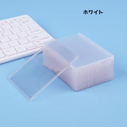 カードケース 10枚セット カード入れ 硬質 ハード クリア カードファイル 汚れ防止 傷防止 トレカ収納 整理整頓 片付け 名刺収納 保護