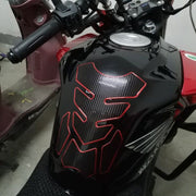 バイクステッカー 外装パーツ タンクパッド タンクガード タンク保護 シール デカール 立体 3D かっこいい おしゃれ ブラック 黒