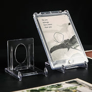 ローダースタンド 5個セット ディスプレイスタンド トレーディングカード トレカ アクリル 展示 クリア 透明 ミニ スマホ 写真 ハンドメイド コレクション 趣味