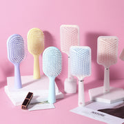 ヘアブラシ ヘアーブラシ クッションブラシ レディース 女性 コーム くし 櫛 ヘアケア 頭皮ケア ブラッシング オーバル スクエア 可愛い おしゃれ 静電気防止