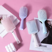 ヘアブラシ ヘアーブラシ クッションブラシ レディース 女性 コーム くし 櫛 ヘアケア 頭皮ケア ブラッシング オーバル スクエア 可愛い おしゃれ 静電気防止