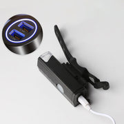 自転車用 ヘッドライト フロントライト LEDライト 防水 USB 充電式 点灯 点滅 夜間 マウンテンバイク ロードバイク 工具不要 着脱 取り付け 簡単 サイクリング サイクルライト リチウム