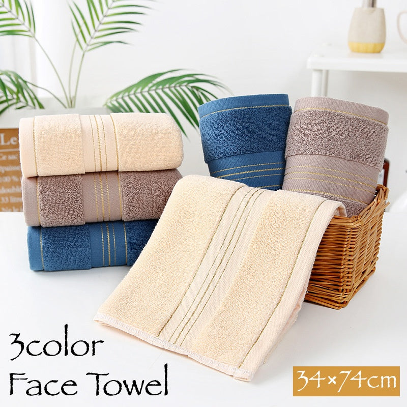 フェイスタオル ハンドタオル バス用品 シンプル ライン ふんわり 商品画像