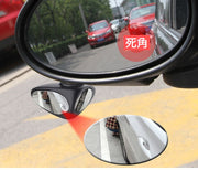 車用補助ミラー ドアミラー用 単品 右用 左用 サブミラー スポットミラー サイドミラー 角度調整可 死角解消 後方確認 粘着式 カー用品 カーアクセサリー ブラック ホワイト