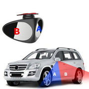 車用補助ミラー ドアミラー用 単品 右用 左用 サブミラー スポットミラー サイドミラー 角度調整可 死角解消 後方確認 粘着式 カー用品 カーアクセサリー ブラック ホワイト