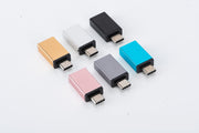 OTGアダプター Type-C変換アダプター MicroUSB変換アダプター USB3.0 スマートフォン スマホ タブレット 充電 データ転送 便利 おしゃれ カラバリ豊富 黒 青 シルバーカラー
