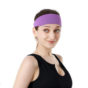 ヘッドバンド ヘアバンド スポーツ トレーニング メンズ レディース 男女兼用 汗止め シンプル 単色 カジュアル フィットネス