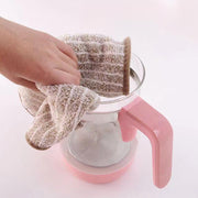 キッチンクロス 単品 1枚 キッチンタオル ループ付き 布巾 台拭き 雑巾 食器拭き ぞうきん ダスター 吸水 スクエア 正方形 カウンタークロス キッチン用品 お掃除 シンプル 便利 食器洗い グラス拭き