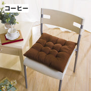 クッション 単品 40cm×40cm 座面クッション 座椅子 正方形 無地 単色 シンプル スクエア 四角 インテリア カラバリ豊富