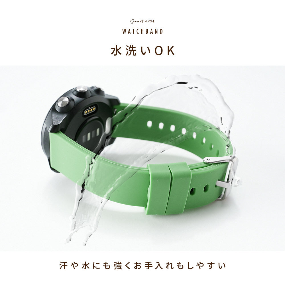 腕時計用ベルト スマートウォッチ用 交換用ベルト シリコン ラバー バンド 商品画像5