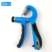 ハンドグリップ トレーニング 握力 負荷調節可能 カウンター機能 握りやすい グリッパー 筋トレ 筋力強化 握る 家トレ 器具