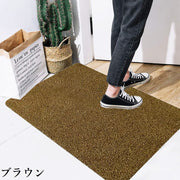 屋外用ドアマット 玄関マット 40×60cm 長方形 家庭用 業務用 泥落とし 砂落とし 滑り止め 洗える カット 北欧風 スタンダード お手入れ簡単 日用品 生活雑貨 シンプル エントランス ベランダ ホテル お店