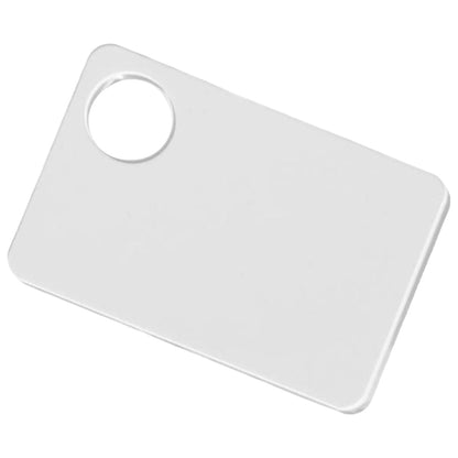 メイクアップパレット ゆび穴付き カラーブレンド ミキシング クリア 透明 長方形10×15cm バリエーション画像