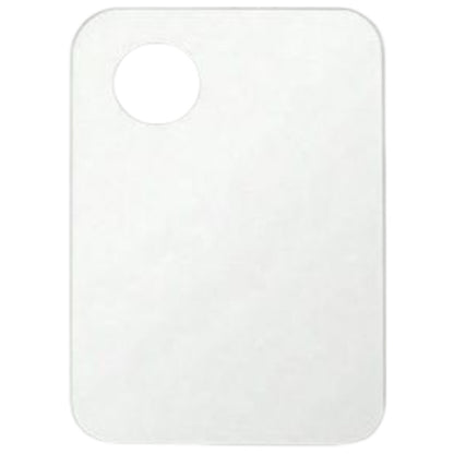 メイクアップパレット ゆび穴付き カラーブレンド ミキシング クリア 透明 長方形7×11cm バリエーション画像