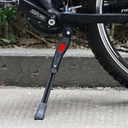 キックスタンド サイドスタンド 1本スタンド 片足スタンド 長さ調節可能 軽量 軽い 自転車用アクセサリー サイクリング アウトドア スポーツ 黒