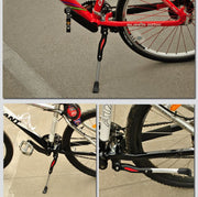 キックスタンド サイドスタンド 1本スタンド 片足スタンド 長さ調節可能 軽量 軽い 自転車用アクセサリー サイクリング アウトドア スポーツ 黒