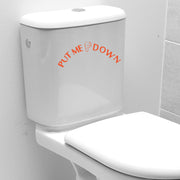 ウォールステッカー トイレシール 便座シール トイレステッカー メッセージ 使い方 案内 面白 ユニーク 便座 扉 インテリア雑貨 模様替え DIY 飾り付け イメージチェンジ デコレーション 飾り