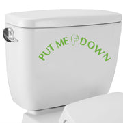 ウォールステッカー トイレシール 便座シール トイレステッカー メッセージ 使い方 案内 面白 ユニーク 便座 扉 インテリア雑貨 模様替え DIY 飾り付け イメージチェンジ デコレーション 飾り