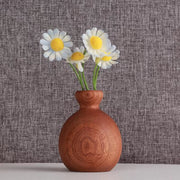 花瓶 花びん 一輪挿し 木製 木 おしゃれ かわいい フラワーベース フラワースタンド ウッド ひょうたん 小さい 小さめ ミニ コンパクト 卓上 北欧風 おしゃれ かわいい リビング 玄関