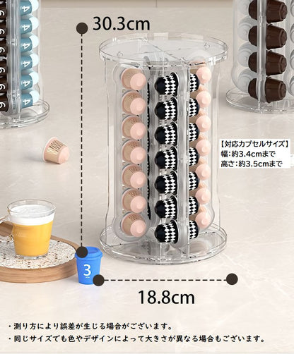 コーヒーカプセルホルダー カプセルホルダー カプセルスタンド コーヒーカプセル 収納 ラック 商品画像3